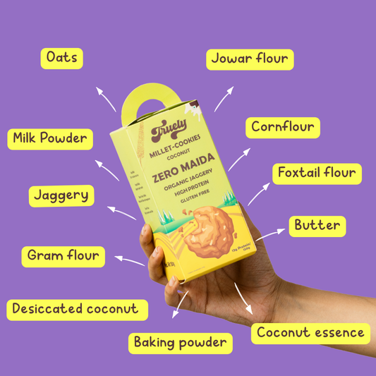 Coconut Millet Cookies - 13g Protein