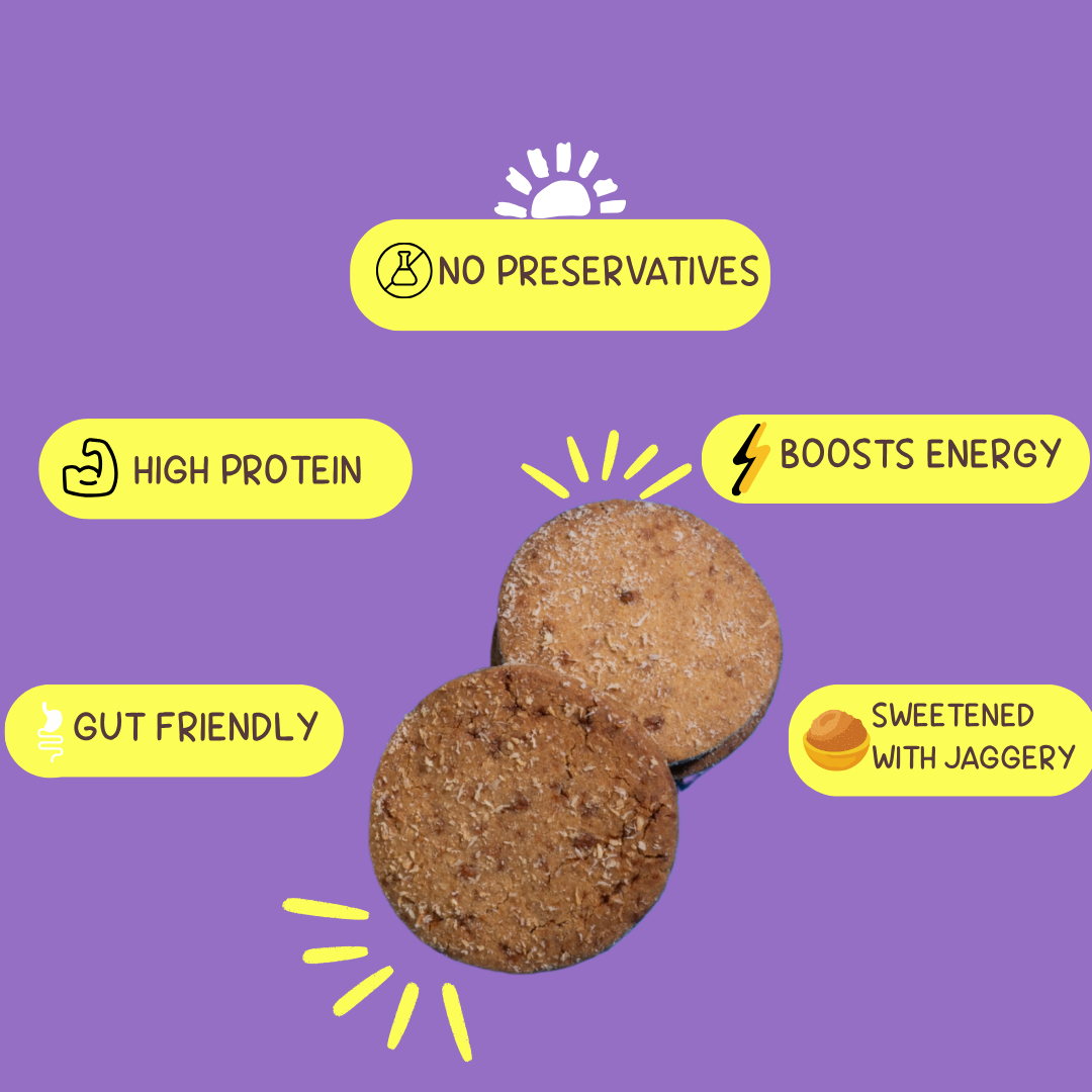 Coconut Millet Cookies - 13g Protein