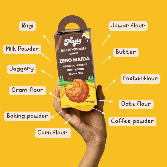 Coffee Millet Cookies - 13g Protein