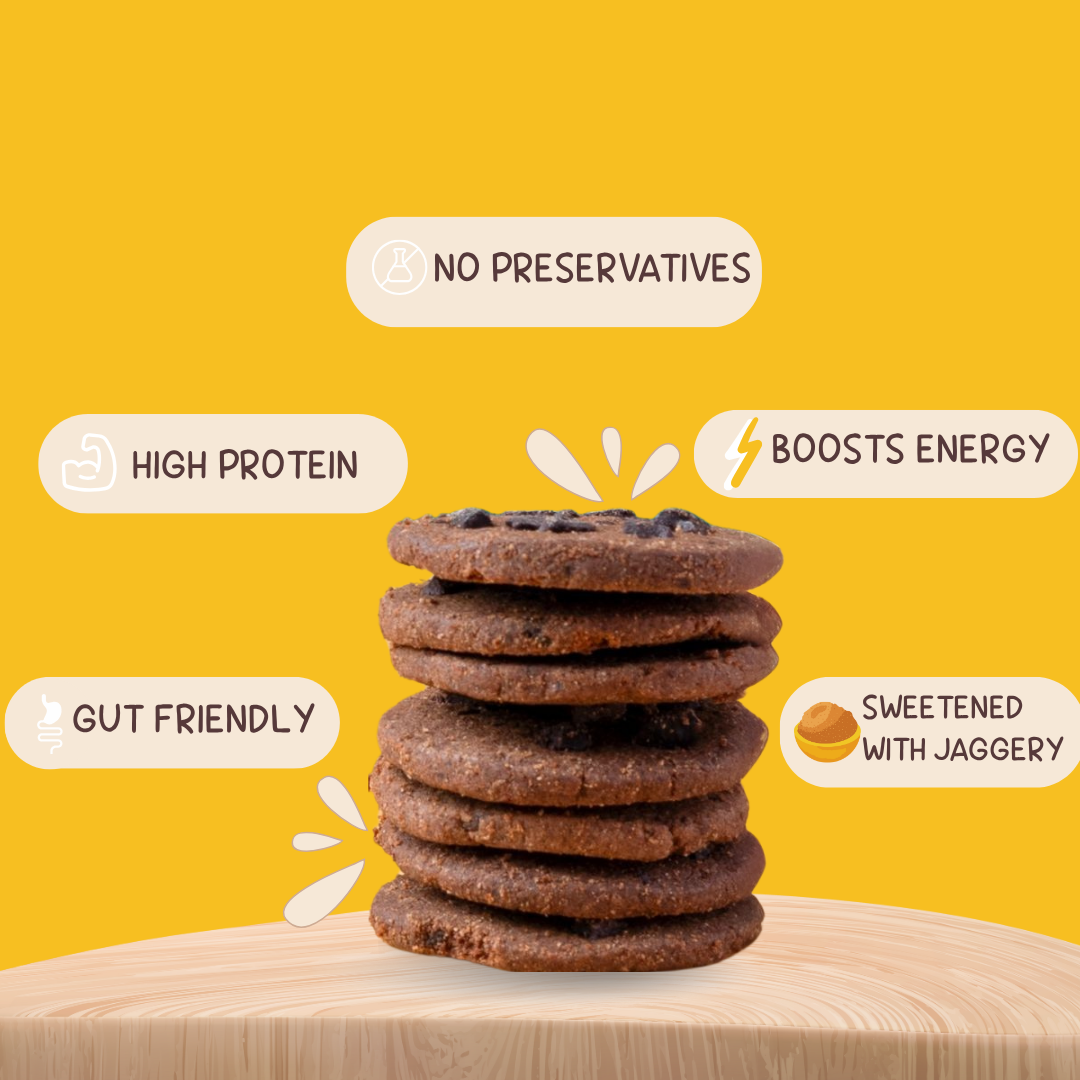 Coffee Millet Cookies - 13g Protein