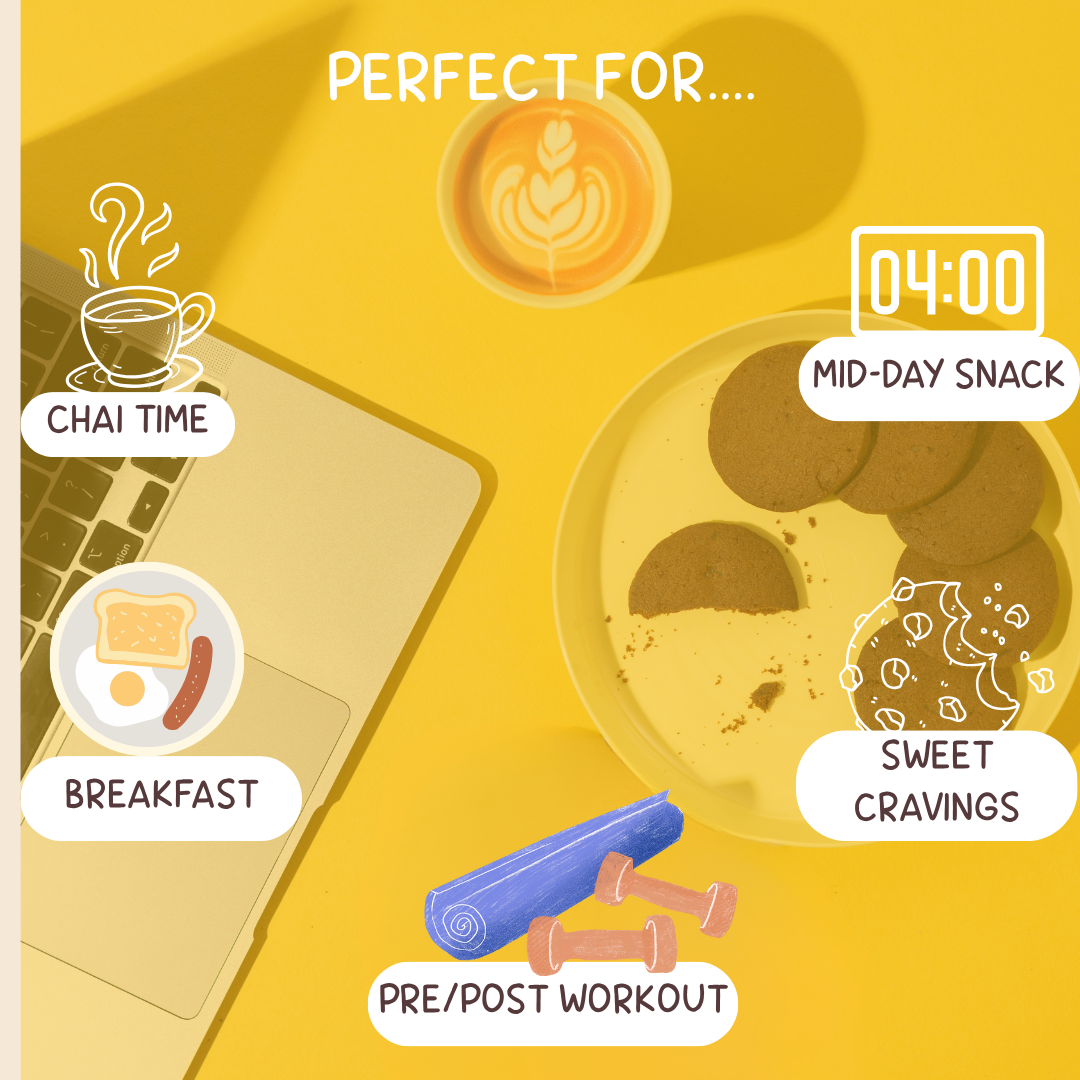 Coffee Millet Cookies - 13g Protein
