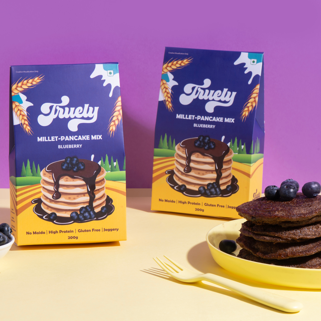 Blueberry Millet Pancake Mix - 23g Protein