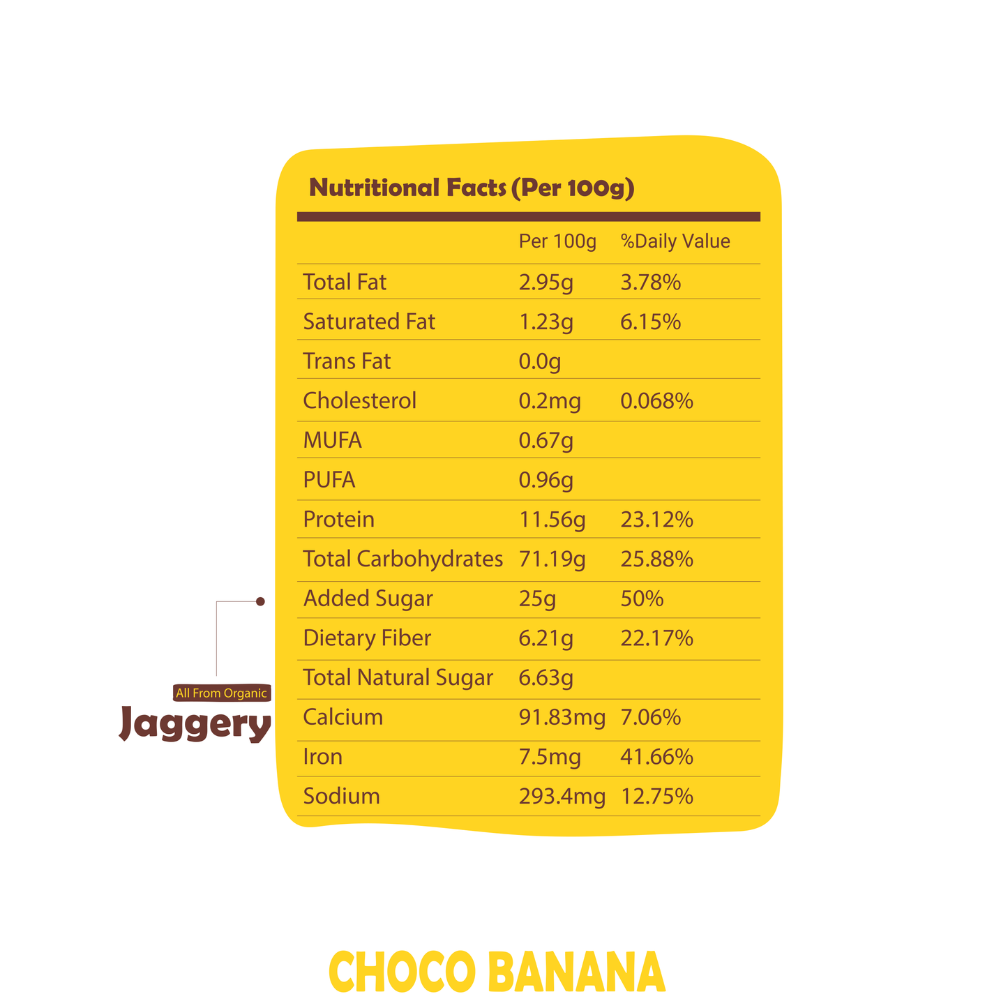 Choco Banana Millet Pancake Mix - 23g Protein