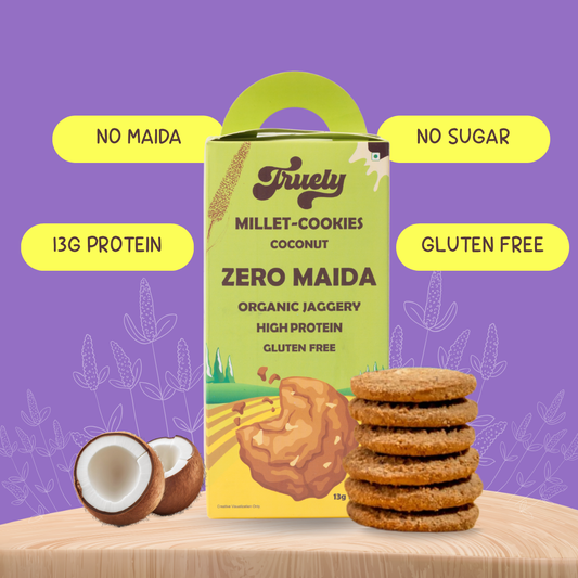 Coconut Millet Cookies - 13g Protein