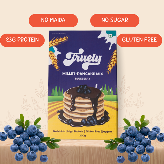Blueberry Millet Pancake Mix - 23g Protein